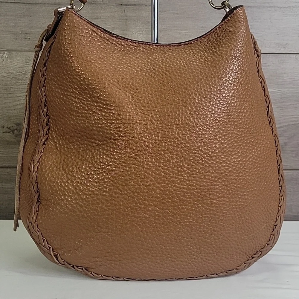 Rebecca Minkoff Brown Pebble Leather Tote Bag
